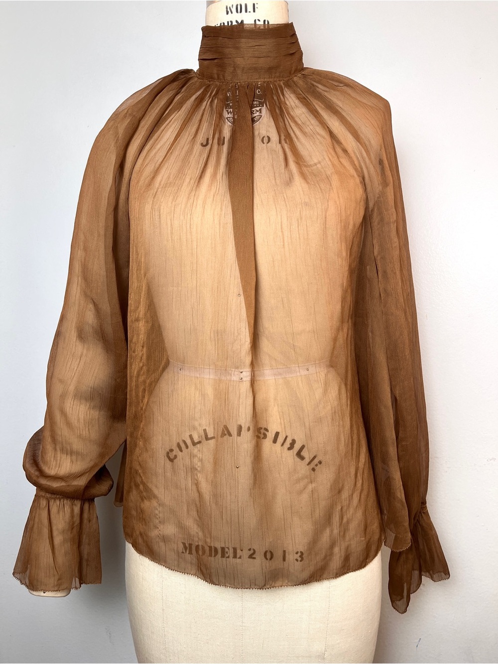 Sz. 4 Reformation Sheer Blouse